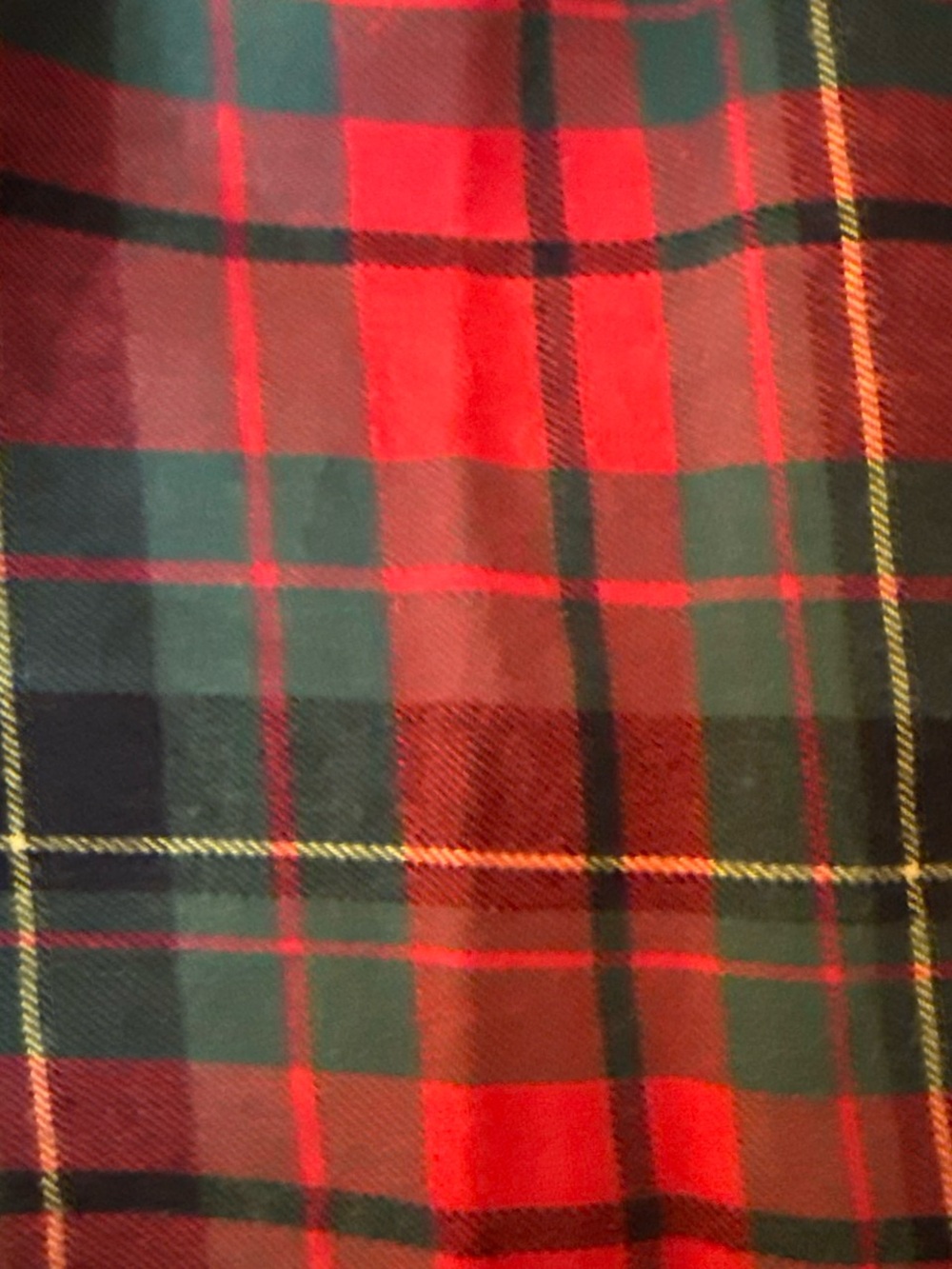 90s Talbots cotton plaid midi skirt - Picture 2 of 3